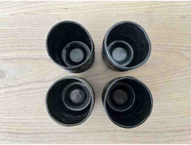 Porcelain Slip Cast Cups - Set of 4