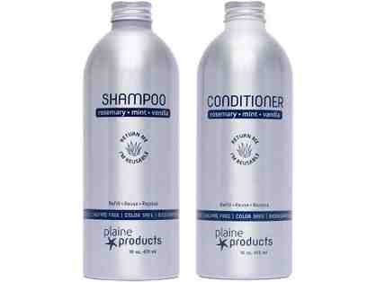 Plaine Products Reusable/Refillable Shampoo and Conditioner