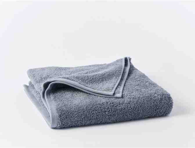 Coyuchi Organic Bath Towels (Set of 4) - Steel Blue