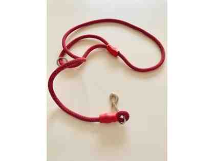 Recycled Climbing Rope Dog Leash - RED