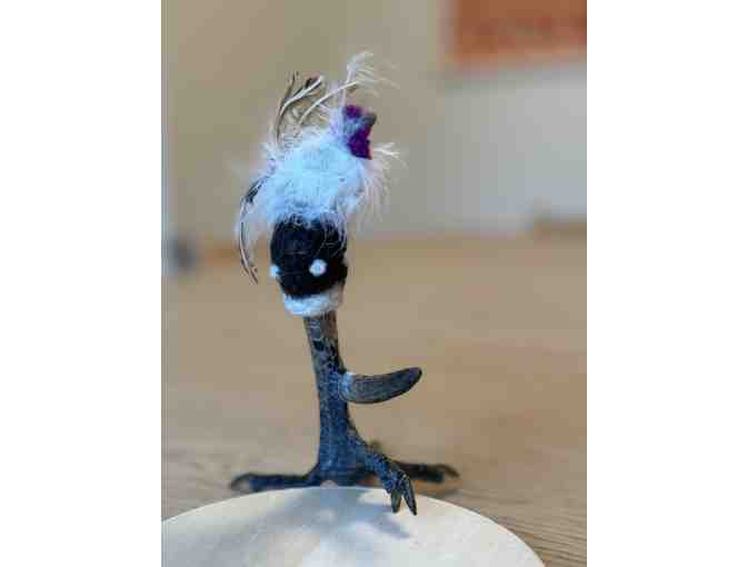 Wool Felted Bird Folk Art - Small | Devil's Gulch Farm - Photo 3