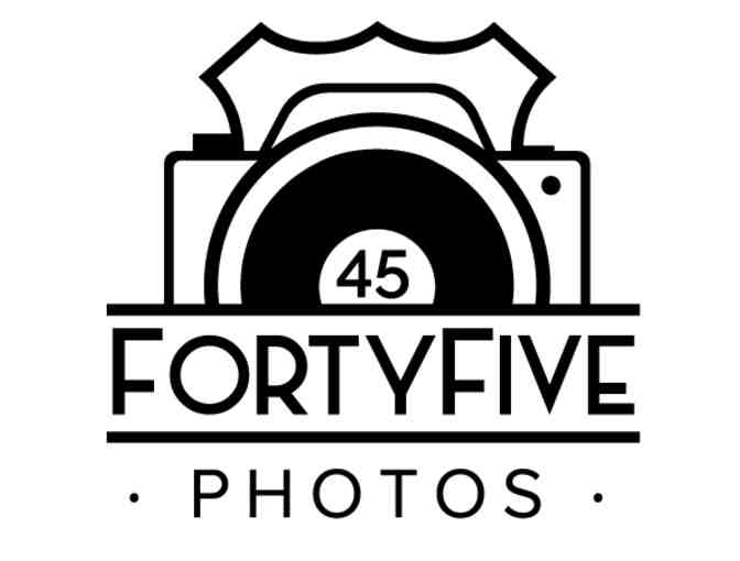 One (1) weekday (redeemable Mon-Thurs) Outdoor Family Photo session from Forty Five Photos
