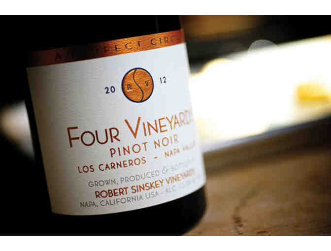 Robert Sinskey Magnum (1.5L) 2012 Four Vineyards Pinot Noir, Hand Painted by Oxbow Student