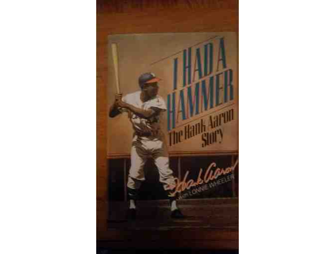 Hank Aaron Signed Book If I had a Hammer