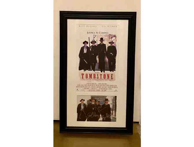 Tombstone Signed 8x10 Photo and Original Movie Poster Framed COA