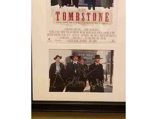 Tombstone Signed 8x10 Photo and Original Movie Poster Framed COA