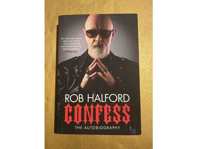 Rob Halford Signed Book Judas Priest Autographed Book Confess