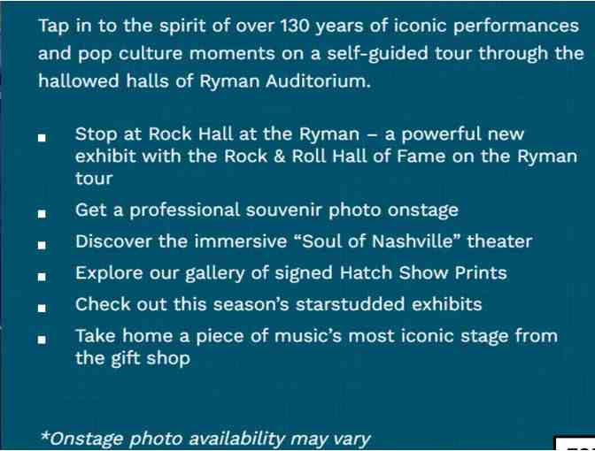 Ryman Auditorium - Nashville TN - Photo 2