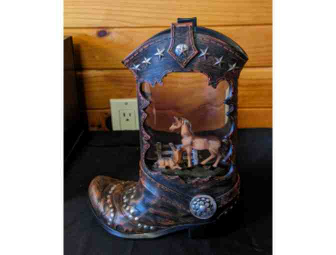 Snow Globe Cowboy Boot - Photo 1