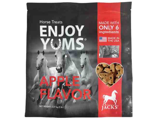 5 lb Bag of Enjoy Yums Apple Horse Treats - Photo 1