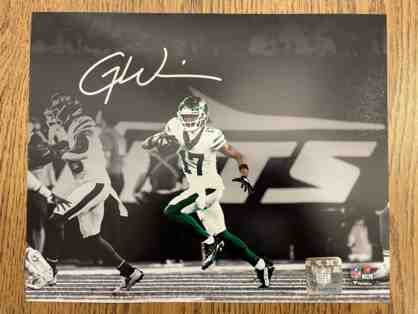 Replica Lithographed Photo featuring New York Jets Wide Receiver Garrett Wilson