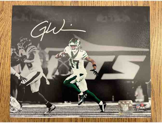 Replica Lithographed Photo featuring New York Jets Wide Receiver Garrett Wilson - Photo 1