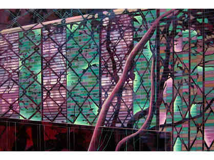 "Fluorescent Apartment" Oil on canvas 28" x 42"