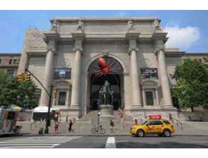 Two tickets to the Museum of Natural History NYC