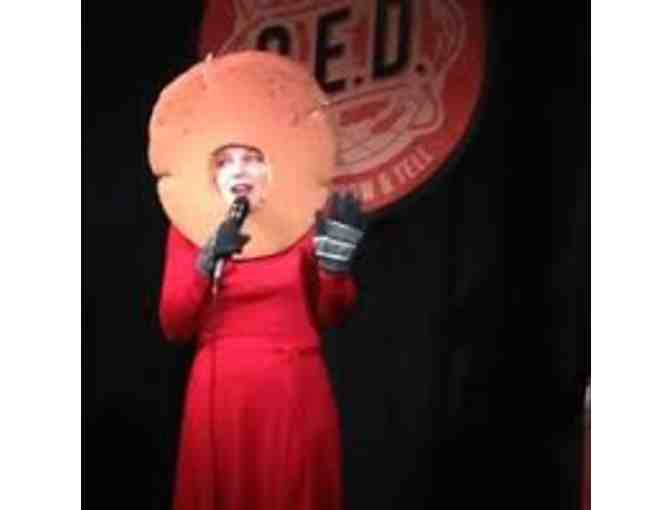 Four tickets to QED: A Place to Show & Tell