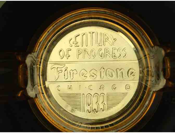 'Century of Progress' Glass Ashtray