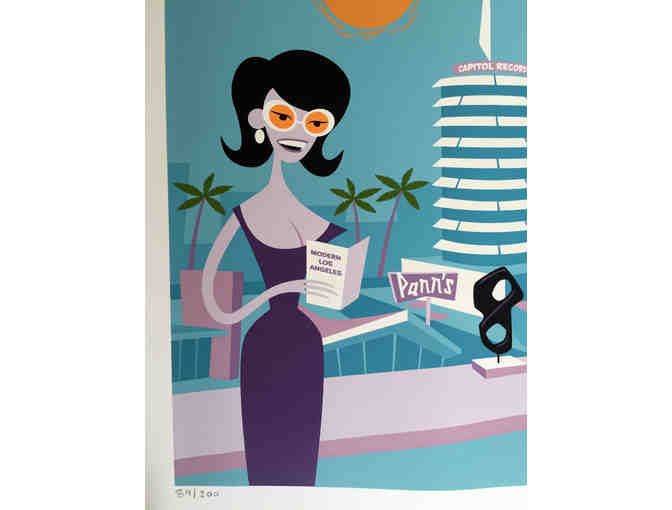 Shag 'Modern Los Angeles' Lithograph