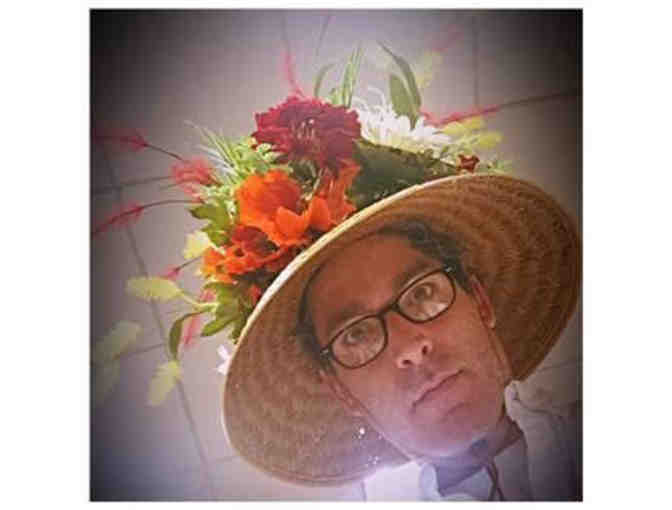 Custom Made, Fabulous Hat By Erik Pfeiffer, A Secret City Artist