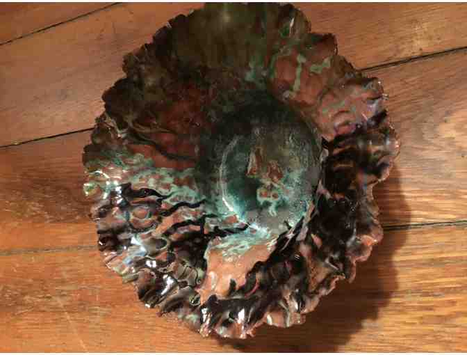 Stoneware Bowl (hand built and glazed)