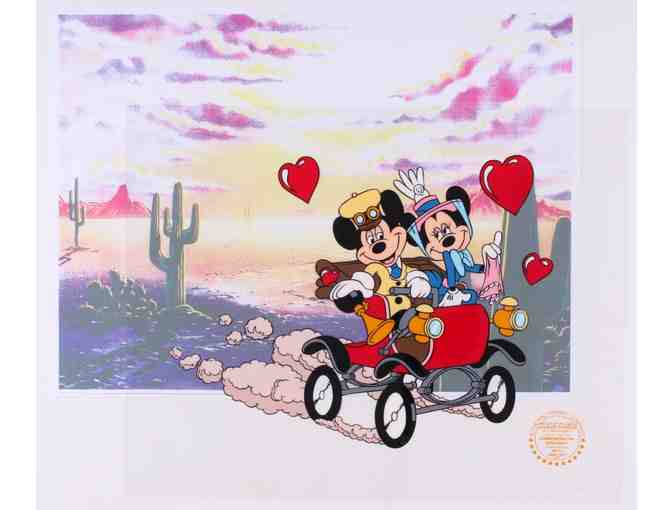 Mickey Mouse & Minnie Mouse Walt Disney 'Nifty Nineties' 11x14 LE Animation Serigraph Cel