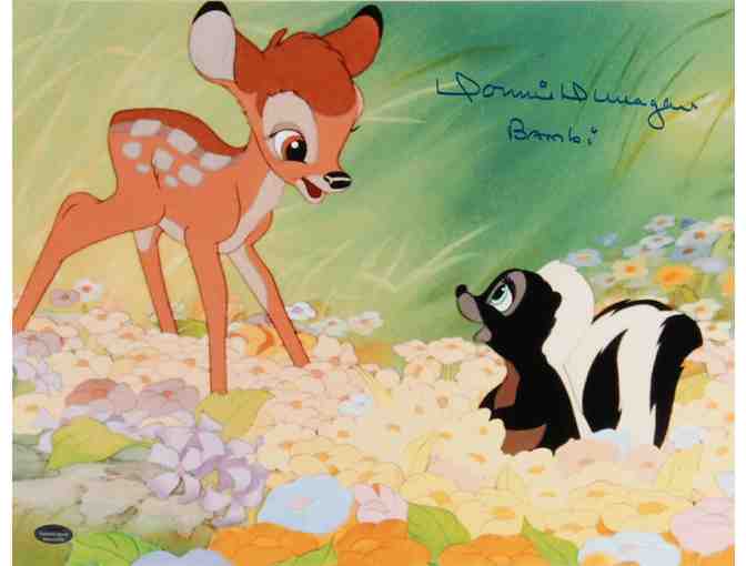 Donnie Dunagan Signed 'Bambi' 11' x 14' Photo Inscribed 'Bambi' (Schwartz COA)