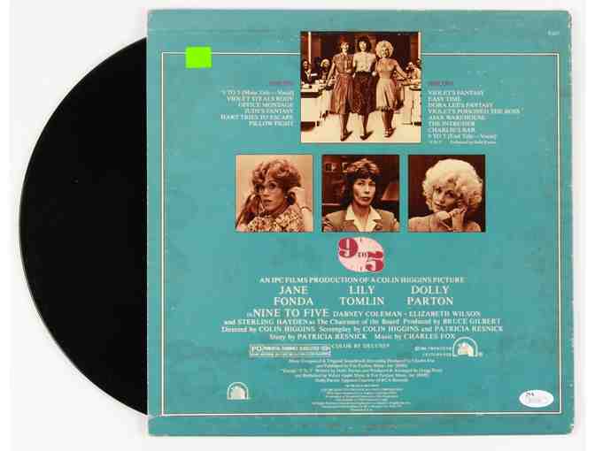 Jane Fonda Signed Vintage '9 to 5' Vinyl Record Album (JSA Hologram) Original LP