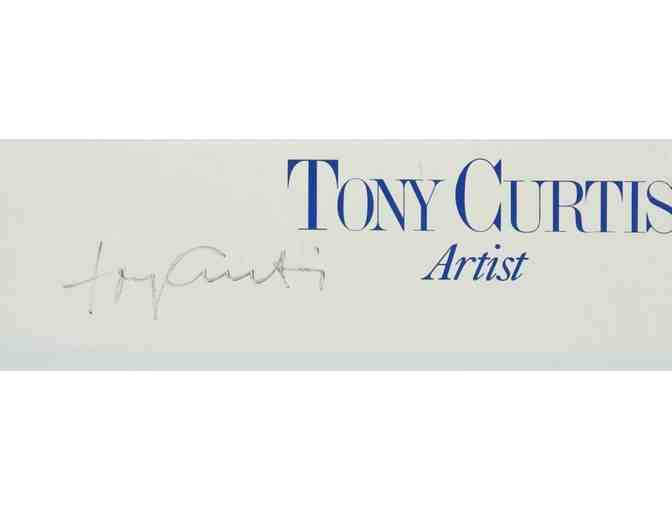 Tony Curtis Signed 'Tony Curtis' 22' x 30' Poster Board (PA LOA)