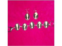 Upcycled Bottle Cap Earrings and Bracelet