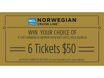 Cruise Raffle - Combo Sale (6 Tickets X $50)