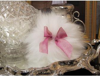 Vineyard Vines Cosmetic Bag & Handmade Powder Puff