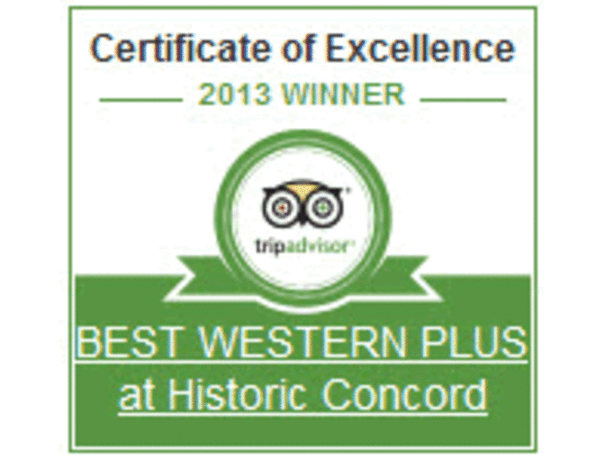 Best Western, Historic Concord, Proud Sponsor of the 2013 Thoreau Society Annual Gathering