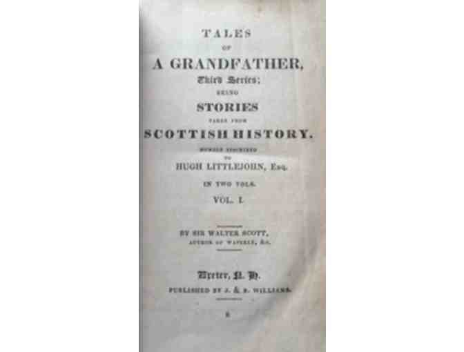 Tales of a Grandfather. Second and Third Series. Two Volume Set