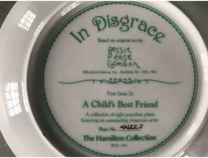 Collector Plate, 'In Disgrace' 1985