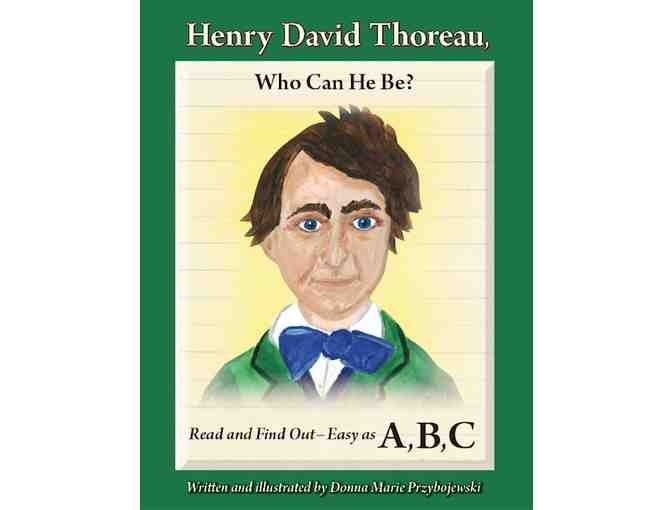 Canvas Print of Illustrations from children's book 'Henry David Thoreau, Who Can He Be?'