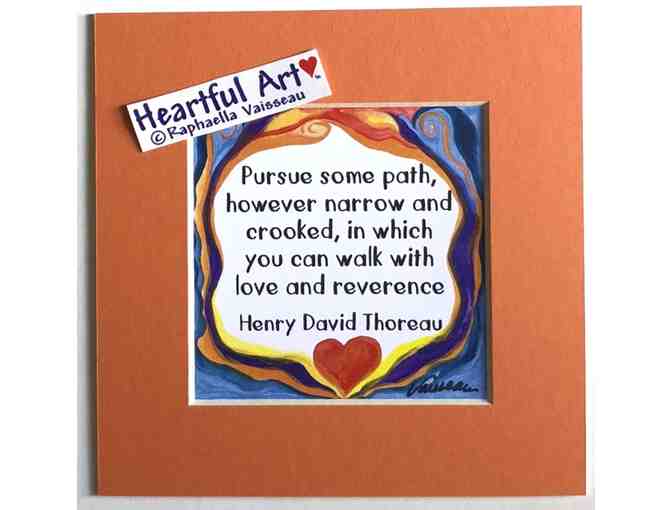 5x5 Thoreau Quote - Pursue some path - Photo 1