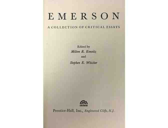 2 Vol. Set - Thoreau & Emerson, A Collection of Critical Essays, 1962