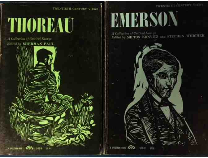 2 Vol. Set - Thoreau & Emerson, A Collection of Critical Essays, 1962