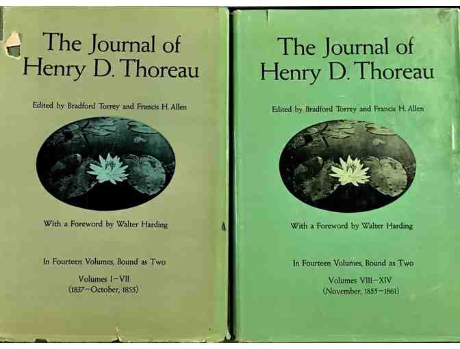 The Journal of Thoreau 'In Fourteen Volumes, Bound as Two' First Dover Edition 2 Vols.