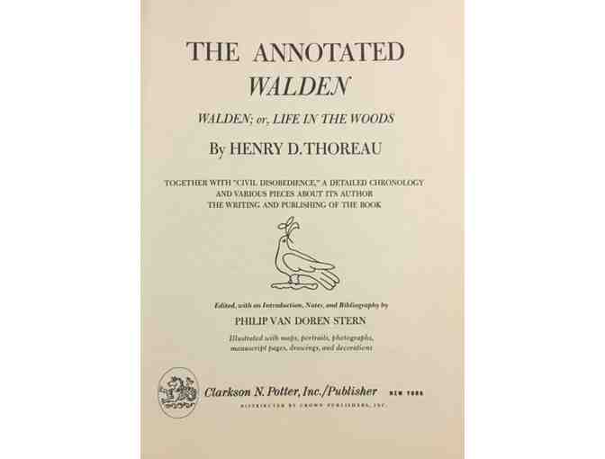 The Annotated Walden, Ed. Philip Van Doren Stern, 1970, First Edition