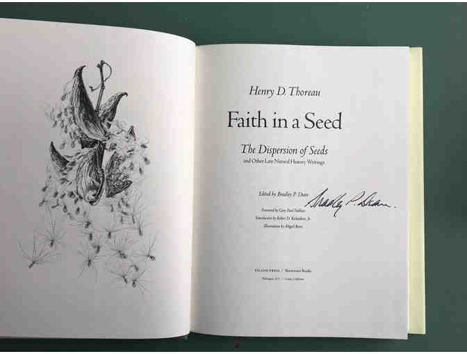 SIGNED COPY: Faith in a Seed - Hardcover, Signed by Editor Bradley P. Dean