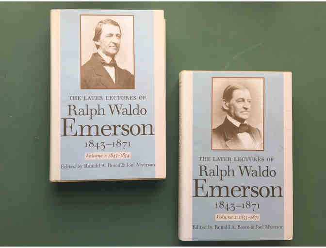 2 VOL. SET - The Later Lectures of Ralph Waldo Emerson Vol I & II, 2001, Hardcover.