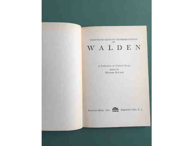 Twentieth Century Interpretations of Walden, Paperback, Richard Ruland, 1968