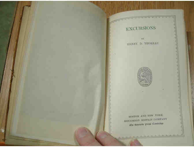 Excursions, by Henry David Thoreau (1893)