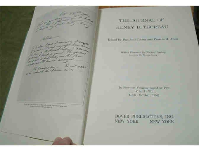 The Journal of Henry D. Thoreau, ed. by Torrey & Allen, (2-volume set, Dover)