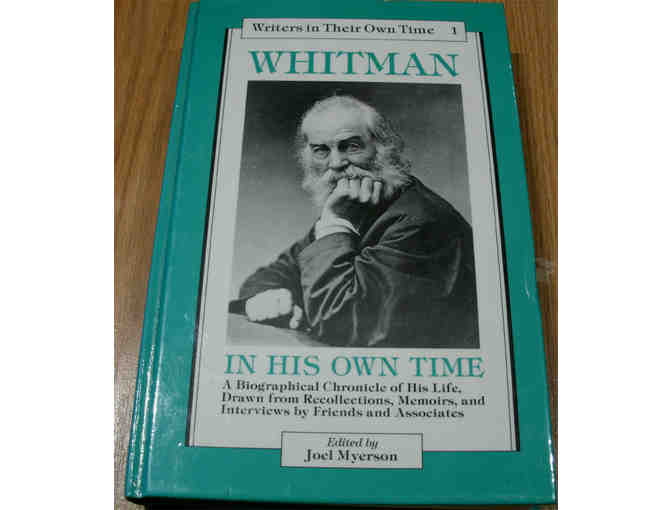 Whitman in His Own Time, edited by Joel Myerson [SIGNED]