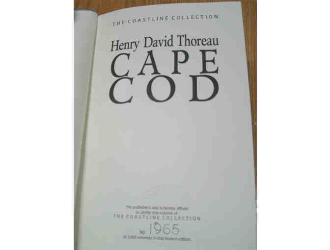 Cape Cod, by Henry David Thoreau (The Coastline Collection, 1997)
