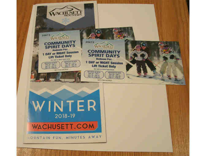 2 Community Spirit Days Lift Tickets for Wachusett Mountain - Photo 1