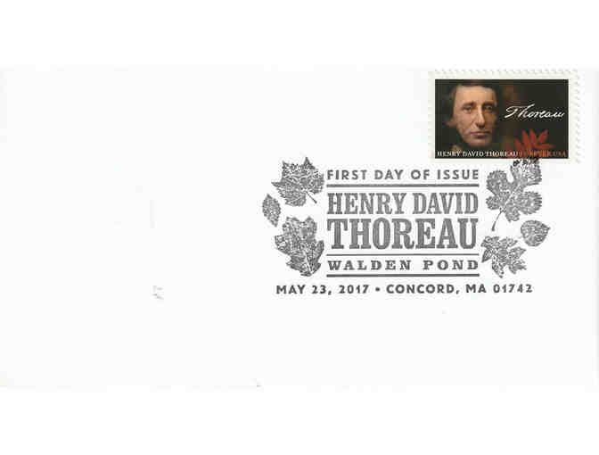 2017 Bicentennial Thoreau stamp First Day of Issue (set of 3)