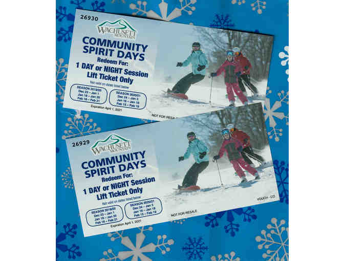 Wachusett Mountain Ski Lift Tickets (one pair of 2)