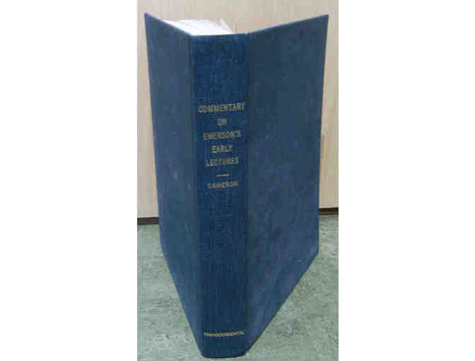 A Commentary on Emerson's Early Lectures (1833-1836) by Kenneth Walter Cameron (1962)